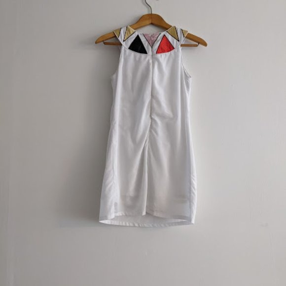 People's Market White Dress with Large Owl Size S - Picture 6 of 11